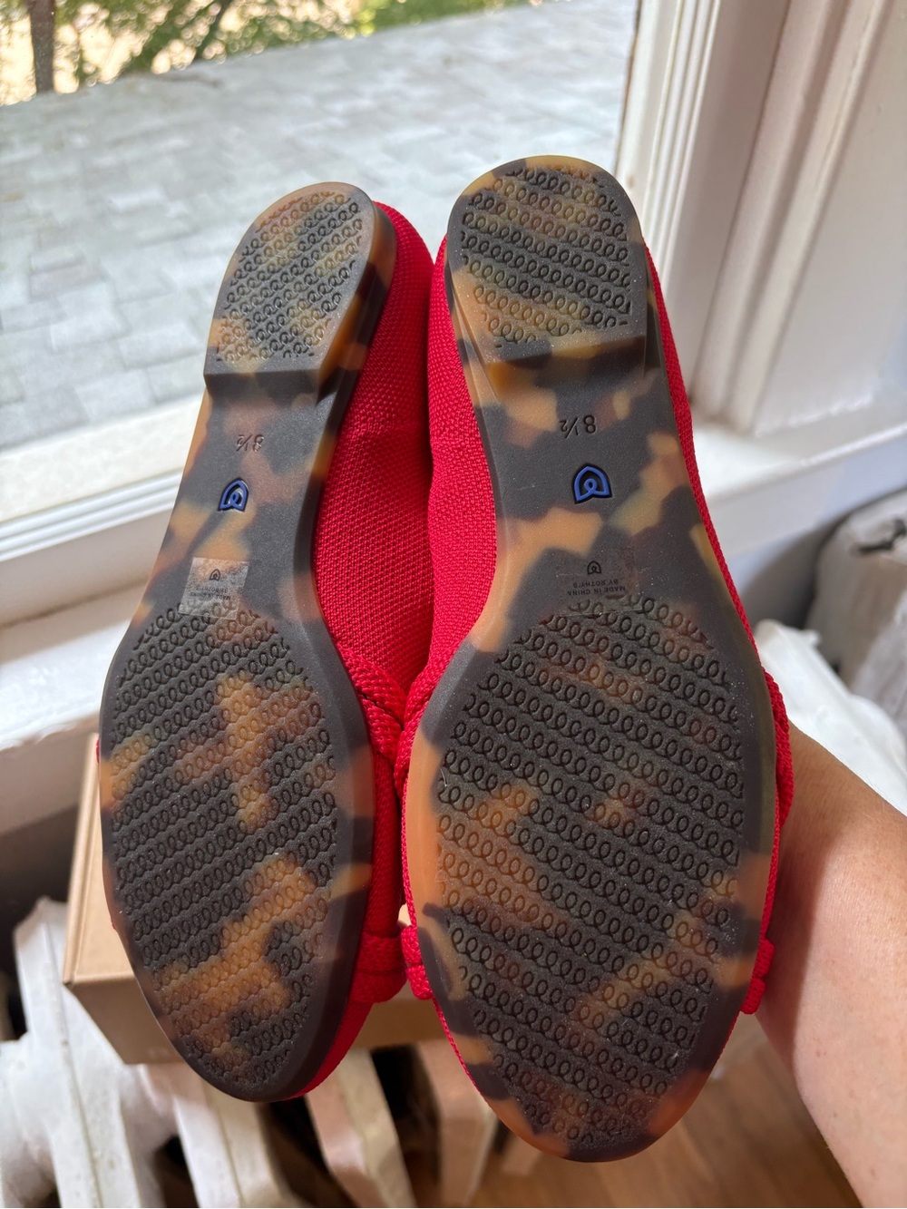 Rothy's Knot Ballet Flat in Lollipop Red NWT - Picture 4 of 7
